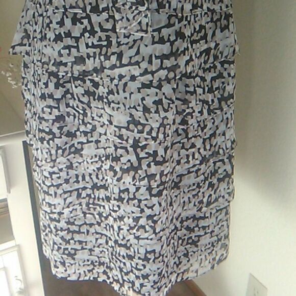 R & K Originals Sheer Layered Dress - Picture 3 of 13